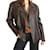 Sylvie schimmel jacket Brown Dark brown Leather  ref.465574