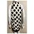 Diane Von Furstenberg Elfenbein und schwarzes DvF Hermine Seidenkleid Weiß - Ansicht 3