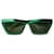 lunettes de soleil vertes bottega veneta ridge Métal Acetate  ref.465578