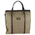 Vintage Burberry tote from canvas and leather Multiple colors Khaki Cloth  ref.466113
