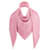 Louis Vuitton LV Denim-Monogramm-Schal Pink Wolle  ref.466137