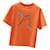 Hermès T-shirt in cotone Clic Clac Arancione  ref.466144