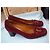 Décolleté Salvatore Ferragamo in camoscio rosso scuro - vista 11