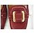 Décolleté Salvatore Ferragamo in camoscio rosso scuro - vista 4