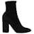 Valentino Ankle Boots in Black Stretch Suede  ref.466256