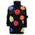 Autre Marque Boutique Moschino Rollkragenpullover mit Blumenverzierung aus schwarzem Acryl  ref.466272
