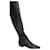 Flacher The Row Slouch-Stiefel aus schwarzem Leder Kalbähnliches Kalb  ref.466284