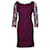 Diane Von Furstenberg Zarita Minivestido de renda em seda artificial roxa Roxo Raio Fibra de celulose  ref.466336