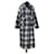 American Vintage Manteaux, Vêtements d'extérieur Polyester Laine Acrylique Noir Gris  ref.466407