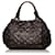 Prada Brown Nappa Gaufre Handbag Dark brown Leather  ref.466468