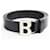 [Used] BALENCIAGA B buckle slim belt 593887 1000 U width 3.0cm black MP034 Leather  ref.466570