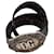 [Used] DOLCE & GABBANA DOLCE & GABBANA DOLCE & GABBANA Belt Men's-Black x Silver Antique DG Logo Buckle Belt Silvery Leather  ref.466604