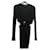 Versace Vestidos Negro Acrílico  ref.467151