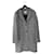 Sandro Manteaux, Vêtements d'extérieur Coton Viscose Polyamide Acrylique Multicolore  ref.467309