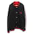 [Occasion] Blouson bomber jersey logo dos GIVENCHY noir BM000J4Y0b Coton Polyester  ref.467407