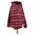 Woolrich Manteaux, Vêtements d'extérieur Laine Viscose Rouge Multicolore  ref.468881