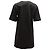 Abito chemisier con borchie Moschino in viscosa nera Nero - vista 2