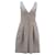 Halston Heritage Sleeveless Stripe Dress in Blue Print Polyester  ref.469143