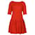 Issa Pleated Dress in Orange Viscose Cellulose fibre  ref.469150