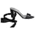 Manolo Blahnik Tondala Ankle Wrap Heels in Black Suede  ref.469159