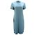 Vestido Agnona Shift em lã azul