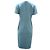 Vestido Agnona Shift em lã azul - vista 2