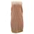 Herve Leger Striped Lurex Knit Skirt in Blush Rayon Golden Metallic  ref.469209