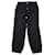 Veronica Beard Bolton Cargo Pockets Jean Taille Haute en Coton Noir  ref.469228