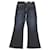 Frame Denim Frame Le Crop Mini Boot Jeans in Blue Cotton Denim  ref.469237
