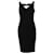 Boutique Moschino Bandage Cutout Sleeveless Dress in Black Triacetate Synthetic  ref.469243