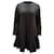 Diane Von Furstenberg Ballencya Mantelkleid aus schwarzer Wolle  ref.469305