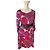 Abito Gerard Darel in seta lavata multicolore rosa rosso viola - vista 2