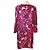 Abito Gerard Darel in seta lavata multicolore rosa rosso viola - vista 7
