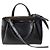 Sac croco Lancel LISON noir XS