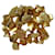 Autre Marque Golden brooch. Metal  ref.470693
