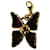 Yves Saint Laurent encantos de mariposa. Dorado Metal  ref.470699