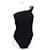Hermès Hermes Badeanzug Einteiler Schwarz Polyester  ref.470717