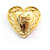 Other jewelry VINTAGE CHRISTIAN LACROIX BROOCH IN GOLD METAL HEART GOLDEN METAL HEART BROOCH  ref.470808