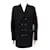 NUEVO ABRIGO LARGO THE KOOPLES HPL105 48 ABRIGO CHAQUETA DE LANA NEGRA M LAINE NOIR Negro  ref.470957