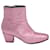 Autre Marque Alexachung Metallic Beatnik Ankle Boots in Pink Leather  ref.471361