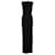 Alaïa Jacquard Sleeveless Low Back Long Gown in Black Cotton  ref.471366