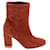 Michael Kors Ankle Boots in Orange Suede  ref.471369