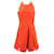 Alexander McQueen dress in orange cotton blend  ref.471388
