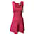 Herve Leger Flare Dress in Pink Rayon  ref.471416