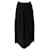 Jupe mi-longue plissée Joseph en cupro noir Fibre de cellulose  ref.471420
