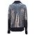 Chanel 2008 Bomberjacke mit Pailletten aus blauem Polyester - Ansicht 2