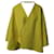Capa-abrigo Ermanno Scervino de manga ancha en lana amarilla Amarillo Madera  ref.471440