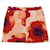 Céline Celine SS03 Poppy Print Mini Jean Skirt Red Cotton  ref.471874