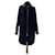 IQ + Berlin Coats, Outerwear Dark blue Cotton Wool Viscose Polyamide  ref.472108