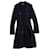 Burberry Manteaux, Vêtements d'extérieur Coton Noir  ref.472130